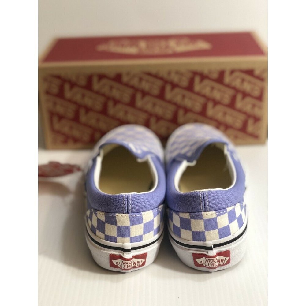 Vans Classic Slip On (Checkerboard) Pale Iris shoes - Picture 4 of 13